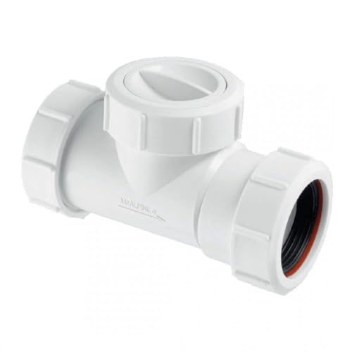 McAlpine T28M-NRV Multifit in-Line Non-Return Valve - White