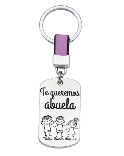 Llavero Decorativo Abuela Llavero Personalizado Para Abuela - Regalo Sentimental Para Día De La Madre, Navidad O Cumpleaños Regalo Emotivo Para Abuela