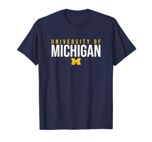 University of Michigan Wolverines U of M Stacked T-Shirt