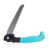 LORINMILL® Hand-Säge Holz, Astsäge aus rostfreiem Karbonstahl, Klappsäge mit 18cm Klinge, Outdoor-Messer für Camping-Ausflüge und Garten-Tätigkeiten, 40cm Säge klappbar