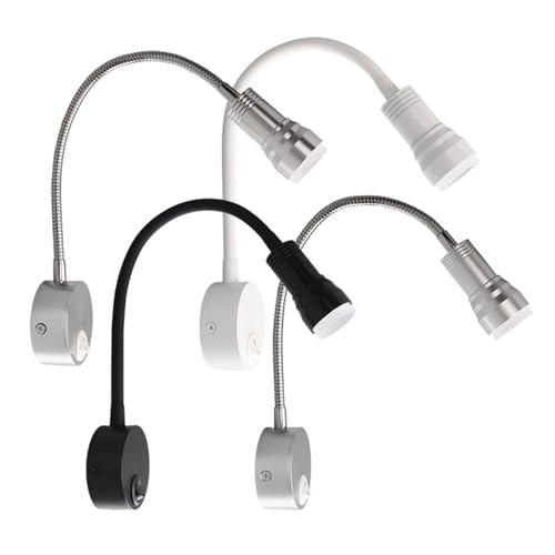 Lámpara de lectura para cabecera en acabado metálico premium SandSilver 4