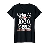 55 Años Regalo de Cumpleaños Mujer Hecha En 1966 55 Años ¿Tienes una fiesta de cumpleaños próximamente? Esta prenda de cumpleaños retro vintage es la mejor idea de regalo de cumpleaños para tu marido, esposa, mamá, papá, madre, abuela o abuelo.