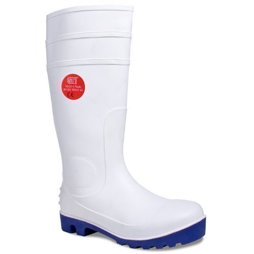 ST Workwear Mens Super Safety Wellingtons Wellies White UK 9