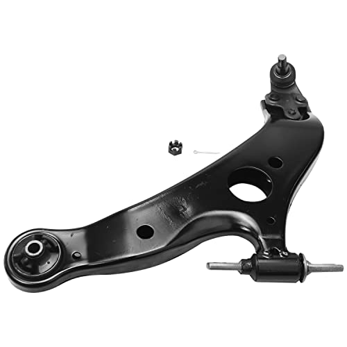 Image of Detroit Axle - 8pc Front End Suspension Kit for 2004-2010 Toyota Sienna, Lower Control Arms w /Ball Joints Inner Outer Tie Rod Ends Boots 2005 2006 2007 2008 2009 Replacement