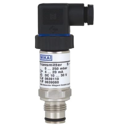 14354404 |WIKA S-11 Flush Pressure Transmitter(0-25 Bar) 0-10V Output, G 1/2 B Flush Process Connection, Stainless Steel, Pressure Sensor