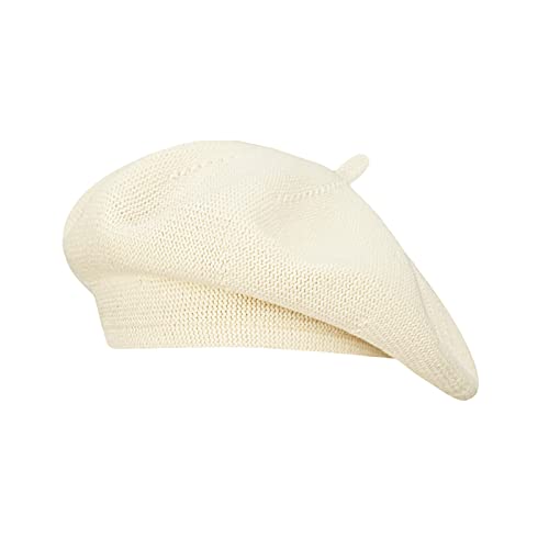 Béret d'été tricoté fin Gllutt parfait pour vos terrasses et sorties ensoleillées