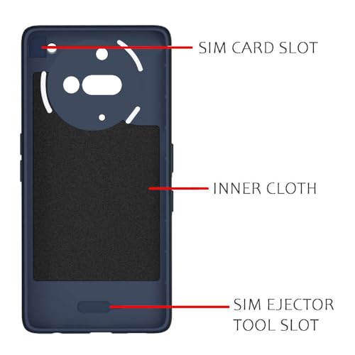 Image of Shockproof Case for Nothing Phone (3a) 5G | Full Camera Protection | TPU Flexible Back Cover for Nothing Phone (3a) 5G (Steel Blue)