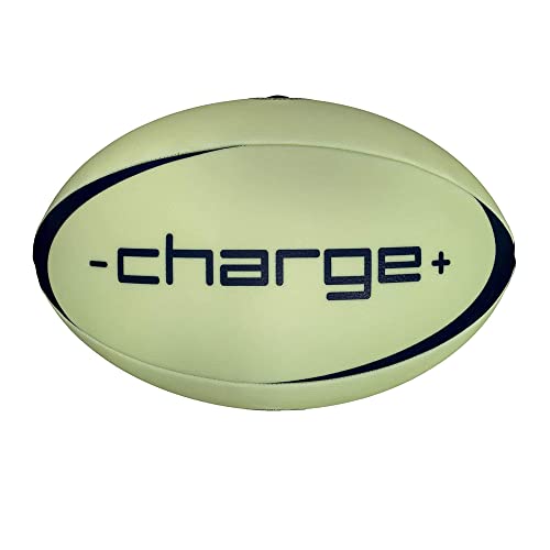 Chargeball Glow In The Dark Light Up Hand Stitched Water Resistant Rugby Ball Pro Kit With Led Charging And Carrying Bag For 20 Second Recharge #TOP2