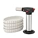 BonJour Chef's Tools Butane Crème Brûlée Torch and Porcelain Ramekin Set, 5-Piece