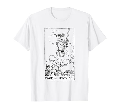 Tarot Card : Page of Swords | Tarot T-Shirt