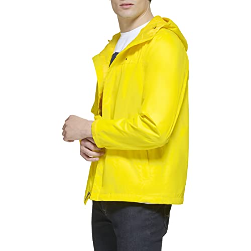Tommy Hilfiger mens Lightweight Breathable Waterproof Hooded Rain Jacket3