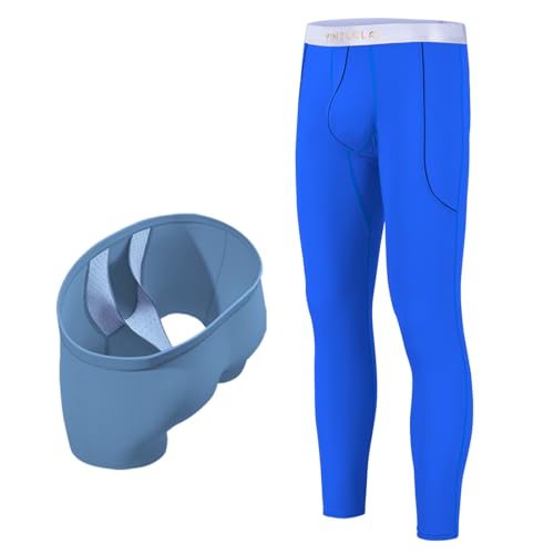 Mens Scrotal Support Pants Long Johns Thermal Underwear Mens Leggings Thermal Pants Men Cold Weather Bottoms