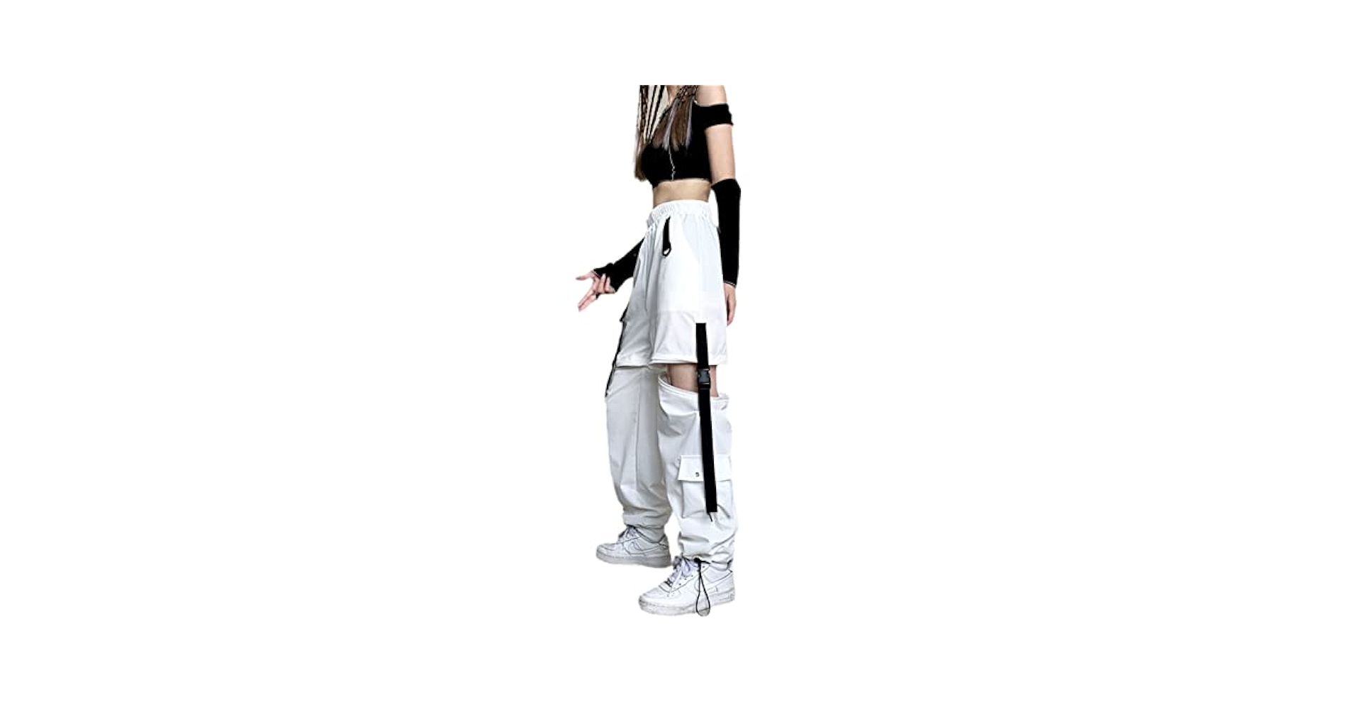 ★韓国人気★CODE GRAPHY★TECH WASHER VOLUME CHIN PANTS Xingfenly Autumn Micro Pants Sweatpants Baggy Joggers Korean
