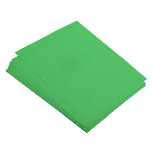 Papier coloré vert pour invitations créatives et projets artistiques faits maison