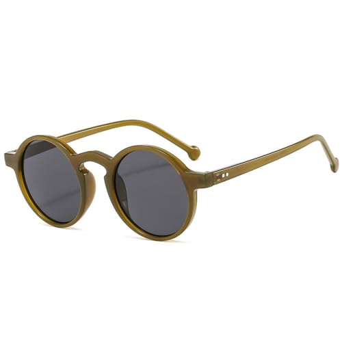 Lunettes de soleil rondes anti-fatigue visuelle avec verres protecteurs UV400
