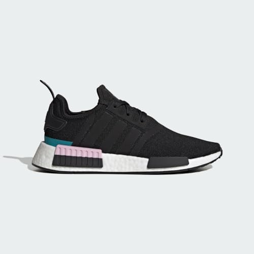 Image of adidas NMD R1 Shoes Men Casual Running Shoes IG3077 (Black /Black /White), Size 6