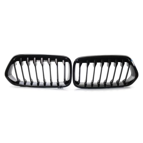 Calandres avant noir brillant pour BMW Série X2 F39 2018-2021 | Grille de radiateur ABS