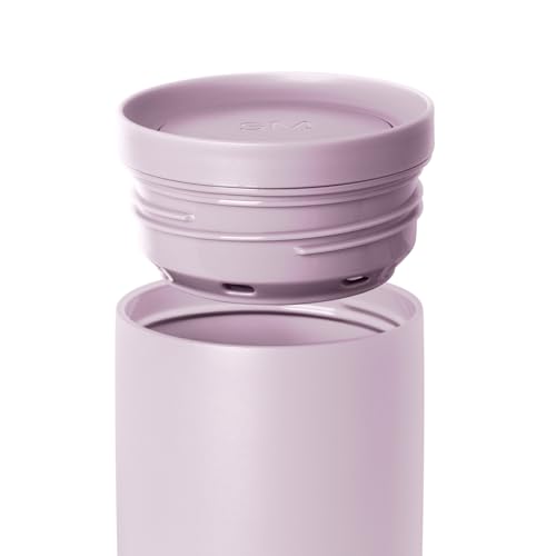 Image of Simple Modern Travel Coffee Mug Tumbler with 360 Lid | Ceramic-Lined Insulated Stainless Steel Cold Brew Iced Coffee Cup | Gifts for Women Men Her Him | Voyager Signature | 16oz | Lavender Mist