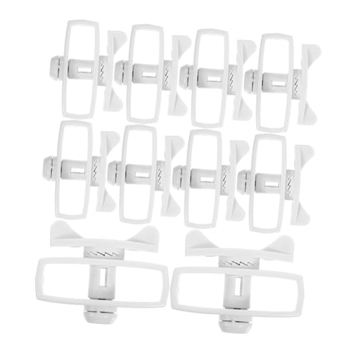 Yardenfun 10個電気柵用 ワイヤー絶縁体 フェンス張力保持具 耐候性プラスチック製 フェンスアクセサリー 農場
