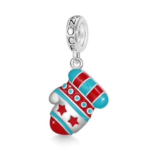 Image of GNOCE Christmas Charm Silver Plated & Sterling Silver Bracelet Gift