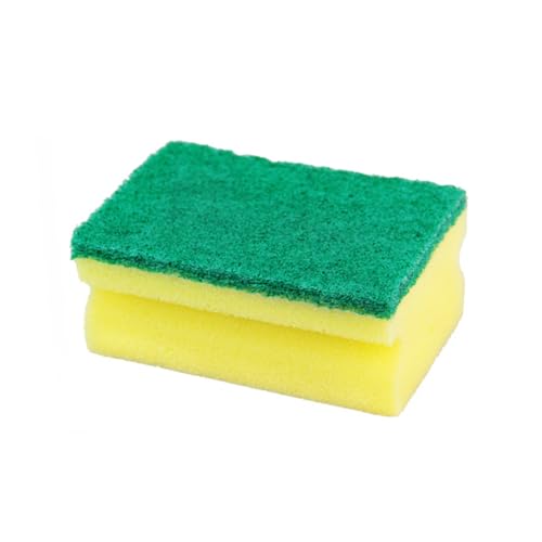 Healeved 10Pcs I Shaped Eraser Sponges Multi Use Non Scratch Scrubbing Dish Sponges for Kitchen Bathroom and Car Cleaning Random Colors