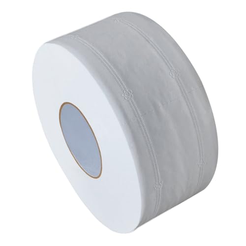 FOMIYES 2pcs Large Roll Toilet Paper Soft Absorbent Household Tissue for Home Office Workshop Use Essential Pulp Paper for All Ages