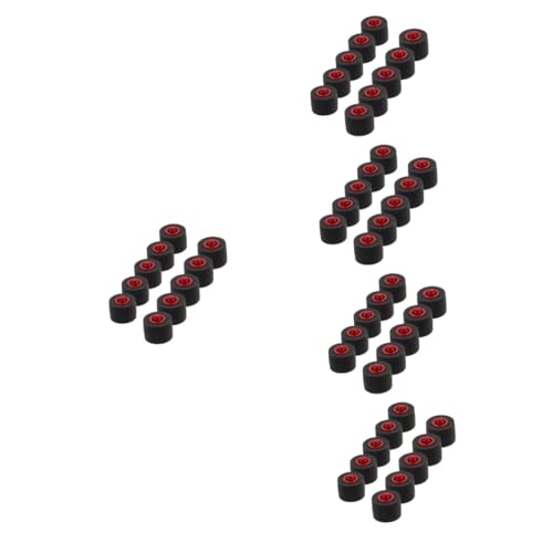 ibasenice 50pcs Pinch Roller for Cassette Tape Recorders High- Parts for Tape Machines Plastic Construction for -term Use
