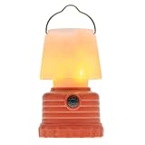 LitezAll Mini Lantern with White LED or Simulated Flame Mode, Compact Battery Operated Lantern for Cozy Indoor Ambiance, Camping, Decorative Use, or Emergency Lighting