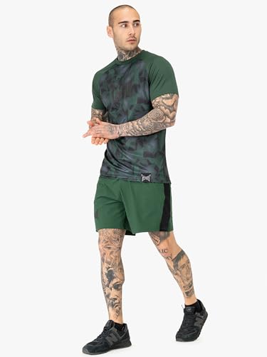 Tapout Training Graphic Tee T-Shirt, Verde/Nero, Xxl Uomo - 2