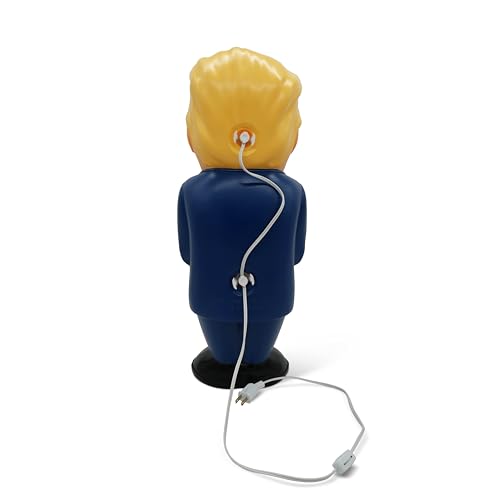 Image of 24-Inch Giant Trump Novelty Blow Mold Light - Retro Decor with Fun LED Lights for Indoor Use - Quirky Lamp for Kitchen or Party Display