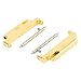 ZJchao Stainless Steel Watch Band Adapter, Metal Watch Band Connection Adapter, 18-22mm Universal Watch Band Adapters for Changing to Your Favorite Watch Band (Gold)