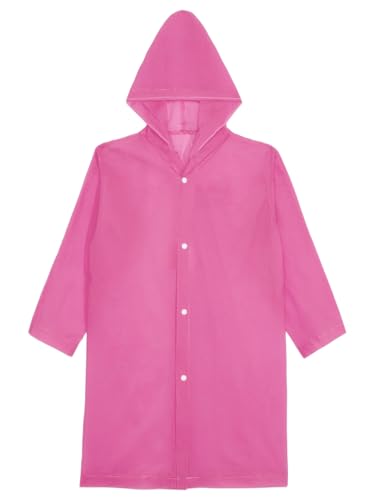 renvena Kids Boys Girls Raincoat Rain Poncho Waterproof Coverall Rain Jacket for School Travel Cycling3