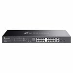 TP-Link – TP-Link Omada ES220GMP PoE Switch 20 Port Gigabit Easy Manag