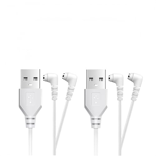 Masseur et appareils intimes toujours prêts grâce au lot de 2 chargeurs magnétiques USB