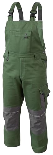 HÖGERT TECHNIK RUWER XL Herren Arbeitshose Latzhose Grün – robuste Arbeitsoverall mit Trägern, 250g/m², 60{081a24dd4796a73c5b211bce23f7c281bc96a5e97b2517d69eebf7b045ee54e1} Baumwolle, 8 Taschen, Kniepolstertaschen HÖGERT TECHNIK RUWER XL Herren Arbeitshose Latzhose Grün – robuste Arbeitsoverall mit Trägern, 250g/m², 60{081a24dd4796a73c5b211bce23f7c281bc96a5e97b2517d69eebf7b045ee54e1} Baumwolle, 8 Taschen, Kniepolstertaschen
