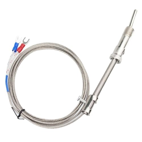 Termopar de resorte M12 tipo K con cable de 2 metros para control de temperatura preciso 2