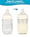 Silicone Nipple for Gulicola Natural Glass Bottle, Medium Flow Nipple Level 2, 3 m+, 4 Count
