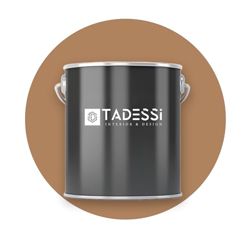 Tadessi Peinture d'intérieur beige - Bois - Peinture murale mate lavable - Sans odeur et sans solvant - Bidon de 2,5 l