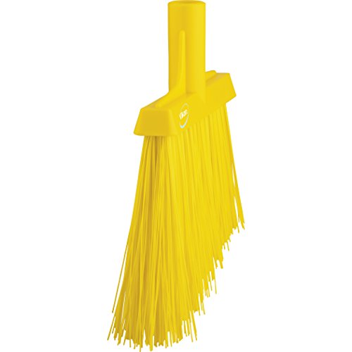 Vikan, Yellow Broom,Angle Cut,Stiff,11",Pp/Pet, 2914 #TOP1