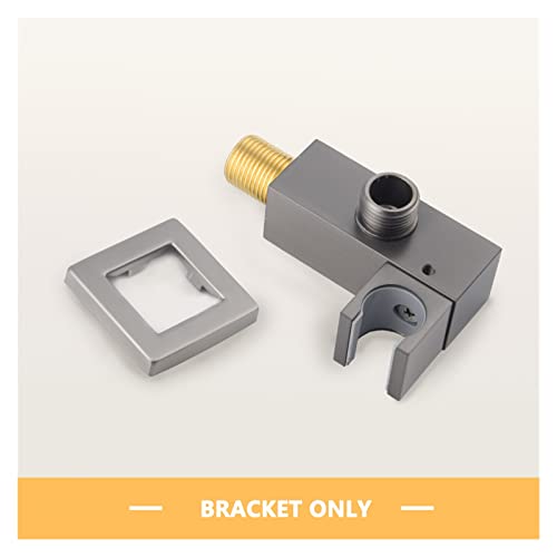 Douche encastrée avec robinet mitigeur laiton et support carré ergonomique - 3