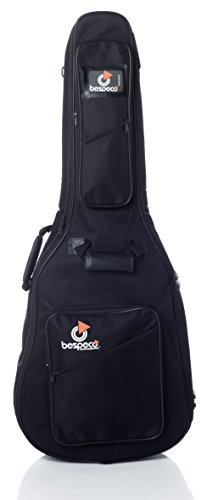 Bespeco BAG110AG Housse pour Guitare Acoustique Noir - Les Beatles, Paul McCartney, John Lennon, RIngo Starr, George Harrison Bespeco BAG110AG Housse pour Guitare Acoustique Noir