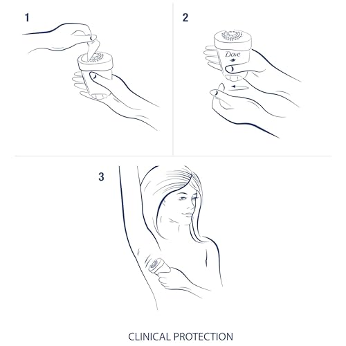 Dove Clinical Protection Desodorante Antitranspirante Sólido 1.70 oz Pack 6 miniatura 6