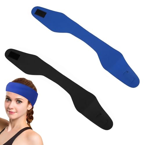 YIZWINS 2 Pezzi Tappi orecchie piscina Fascia da Nuoto Fascia Auricolare Fascia da Nuoto Regolabile, Tappi Orecchie Piscina, Nuoto Accessori, Fascia in Neoprene Regolabile per Nuotare