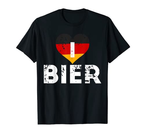 Tazza con scritta "I Love German Bier Germany" (lingua italiana non garantita) Maglietta