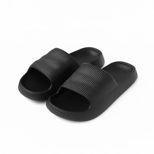 Image of Comfort Plus Flip-Flops, Open Toe Slip-On Sandals, Lightweight Waterproof, White