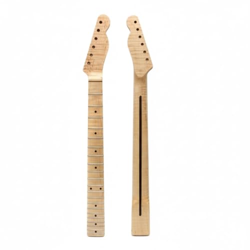 Manche guitare électrique Tele pour remplacer un manche usé 21 frettes verni