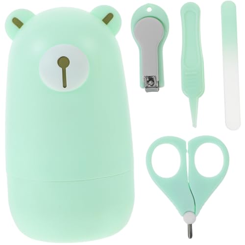 YARNOW Essential Baby Nail Kit Baby Nail Clippers Scissors Adorable Storage Case