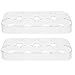 DOITOOL 2Pcs Boîte D' Oeuf Pratique Réfrigérateur Porte- Oeufs pour Réfrigérateur Tiroir de Stockage D' œufs Durable Cas de Stockage D' œufs