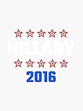 Hillary 2016 Bumper Sticker Vinyl Decal Waterproof Window Sticker 5'