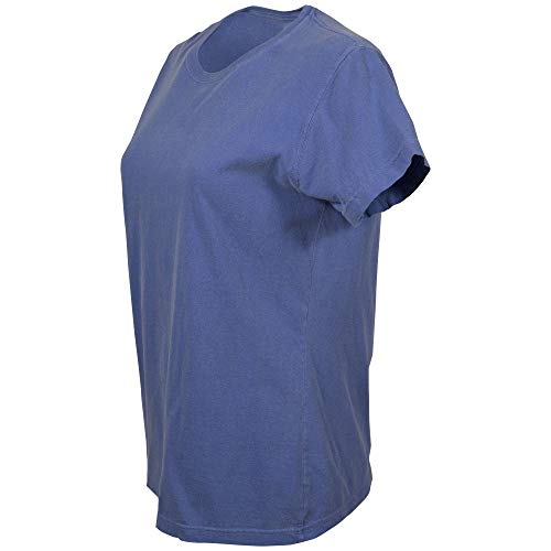Comfort Colors Women's Short Sleeve Tee, Style 3333, Flo Blue, Large